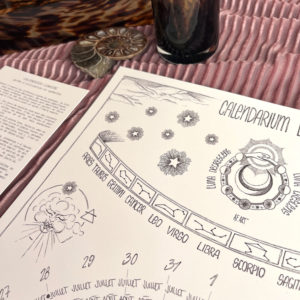 calendrier lunaire AF.ART mystiques astrologique
