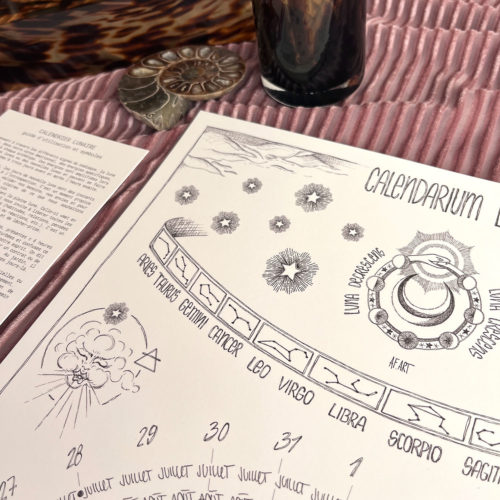 calendrier lunaire AF.ART mystiques astrologique