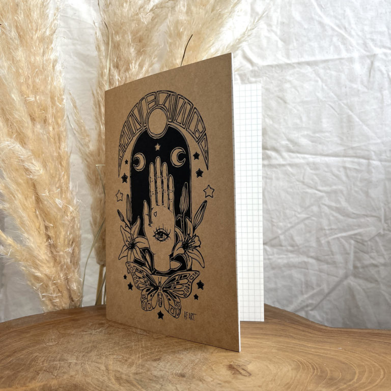 AF.ART carnet de note en kraft A5 mystiques et esotérique