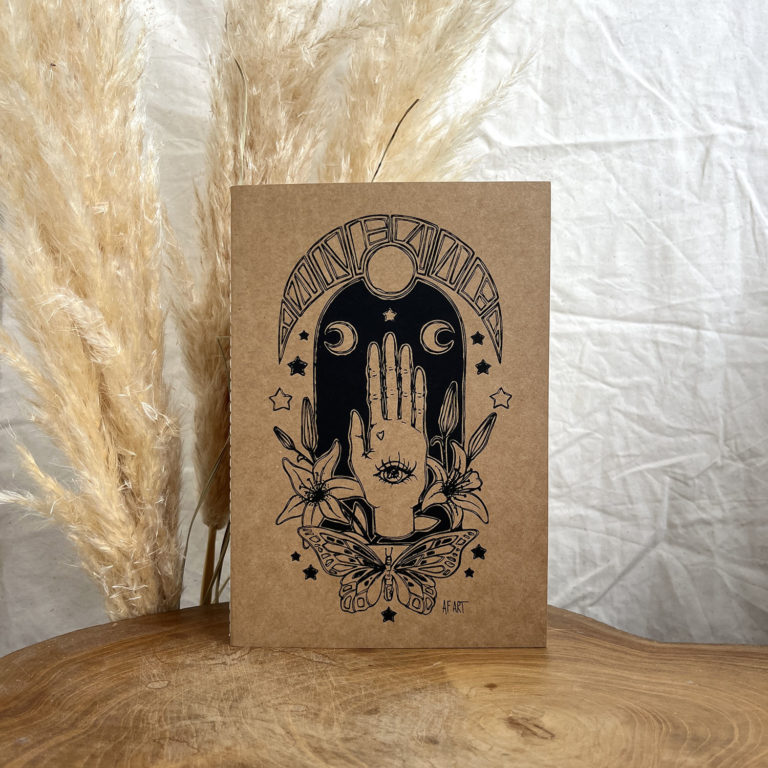 AF.ART carnet de note en kraft A5 mystiques et esotérique