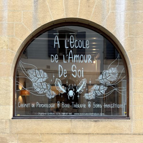 AF.ART illustration mystique et symboles égyptiens pour vitrine