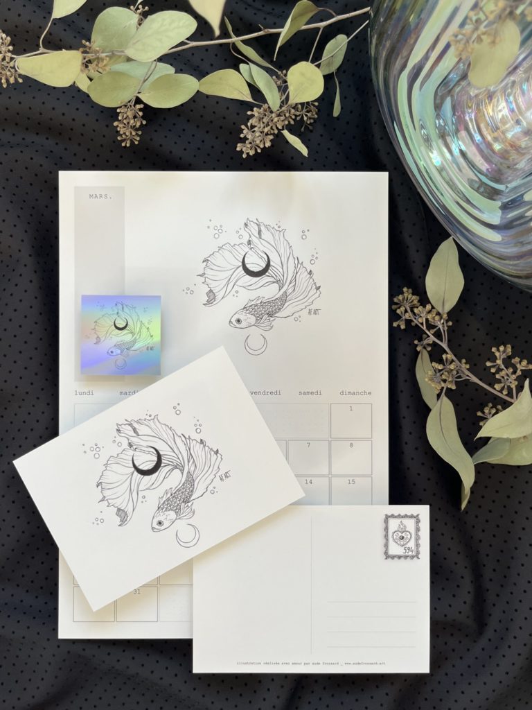 AF.ART calendrier solaire illustrations mystique