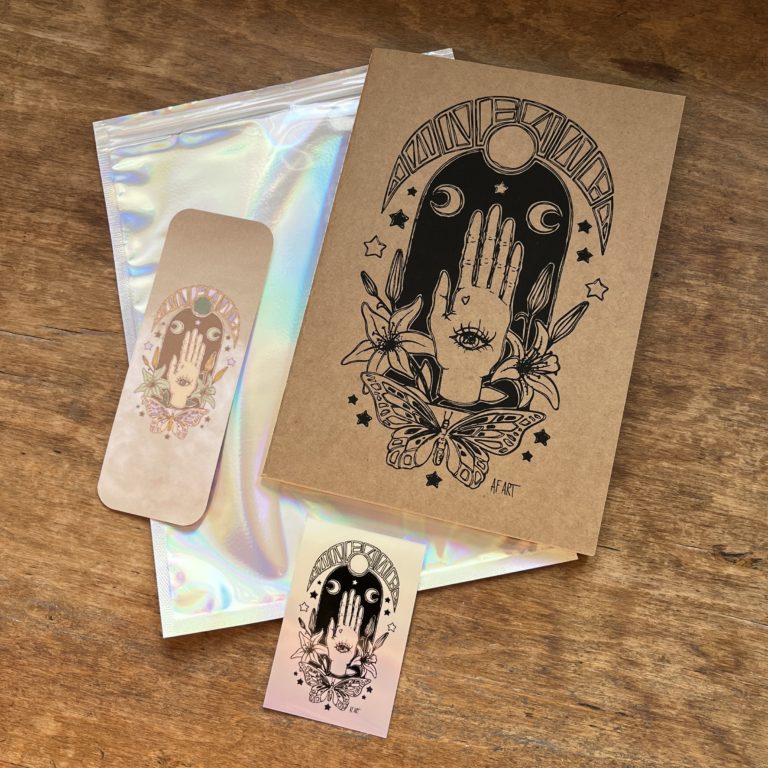 AF.ART carnet de note en kraft A5 mystiques et esotérique