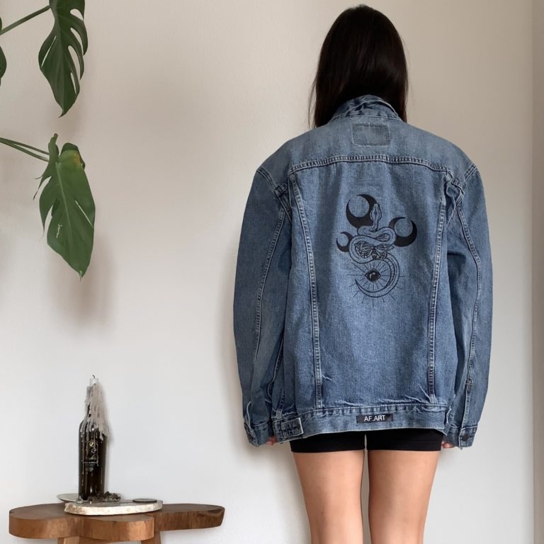 veste serpent mystique AF.ART armure sacrée