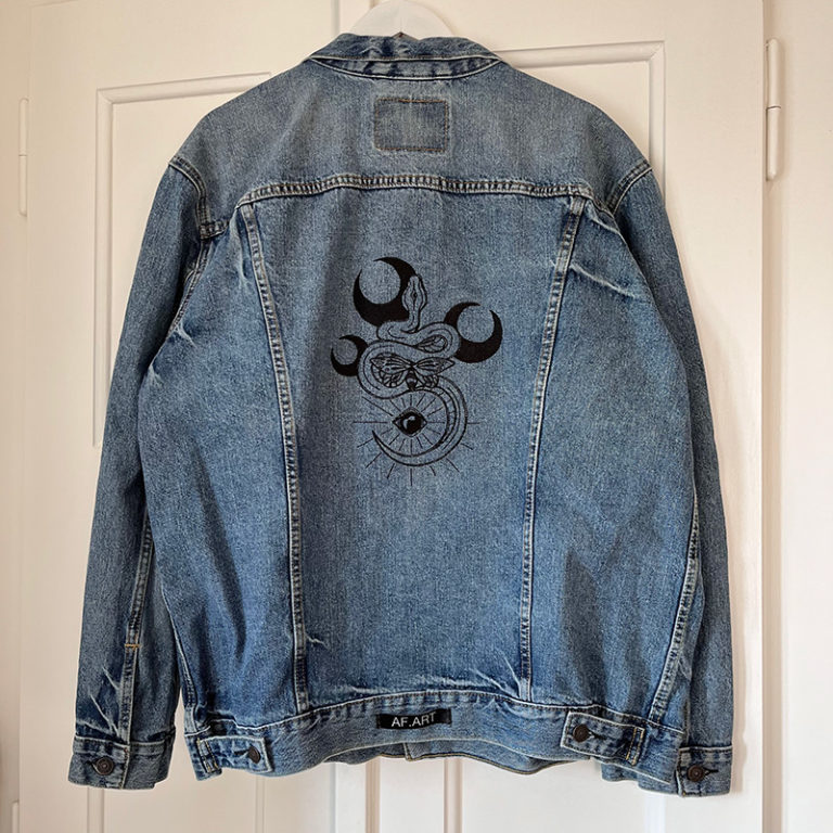 veste serpent mystique AF.ART armure sacrée