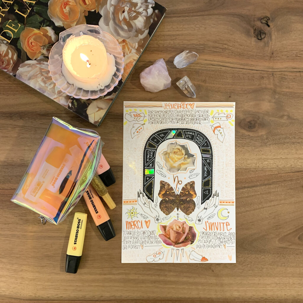 atelier créatif AF.ART dessin prière et intentions