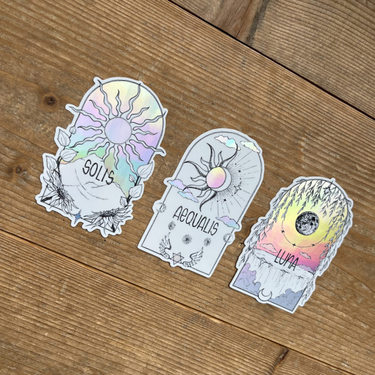 AF.ART sticker lune soleil mystique